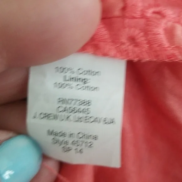 J. CREW l Eyelet Mini Skirt - Picture 3 of 4